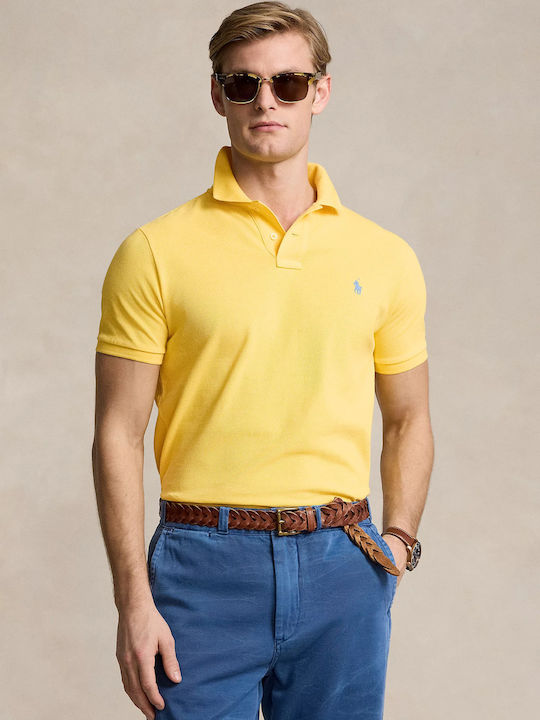 Ralph Lauren Ανδρική Μπλούζα Polo Κιτρινο