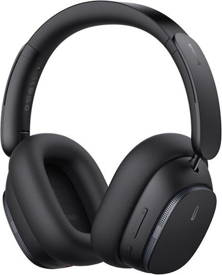 Baseus Bowie H1 Pro Wireless / Wired Over Ear Headphones with 80 hours of Operation and Quick Charge Black