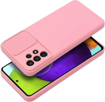 Samsung Back Cover Σιλικόνης Ροζ (SAMSUNG A55 5G)