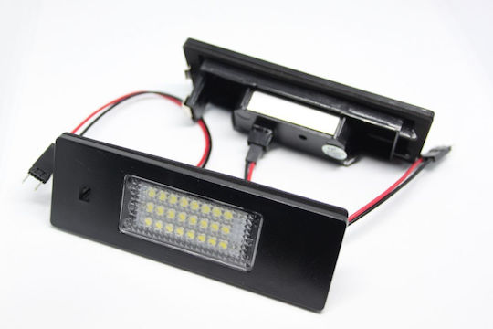 Carro Светлини За Регистрационната Табела LED Fiat Multipla / Marea Renault Spider Citroen DS 2 Бройки