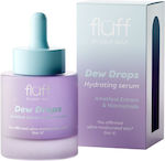 Fluff Dew Drops Hidratant Serum Față 30ml