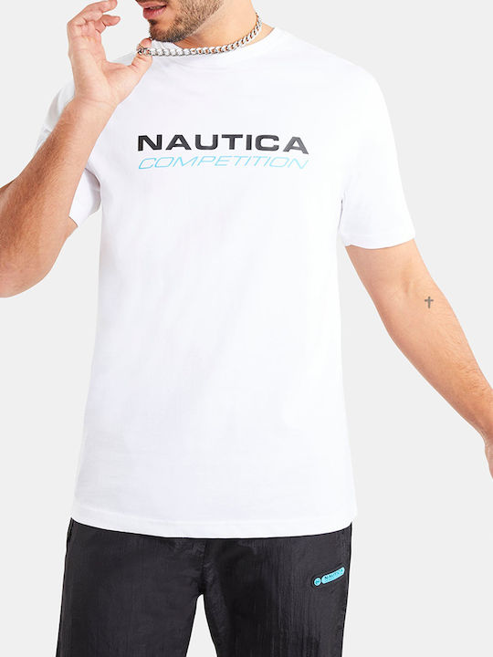 Nautica Ανδρικό T-shirt Κοντομάνικο White