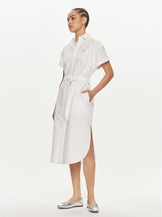 Ralph Lauren Shirt Dress Dress White