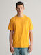 Gant Herren T-Shirt Kurzarm Gelb