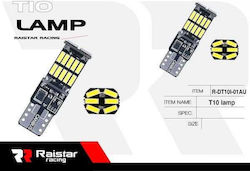 Raistar Lamps T10 LED Yellow 2pcs