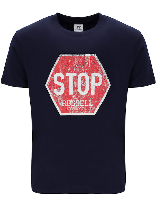 T-shirt Navy Μπλε