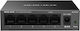 Mercusys MS105GS v1 Unmanaged L2 Switch με 5 Θύρες Gigabit (1Gbps) Ethernet