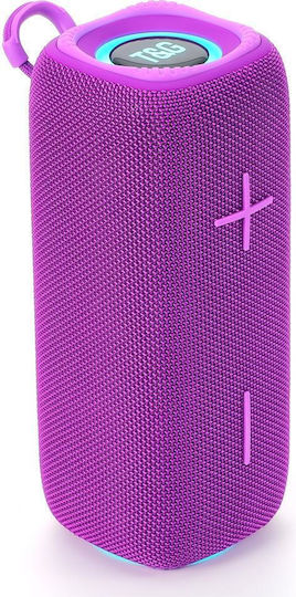 T&G Bluetooth Speaker 8W with Radio and Battery Life up to 3 hours Purple TG654