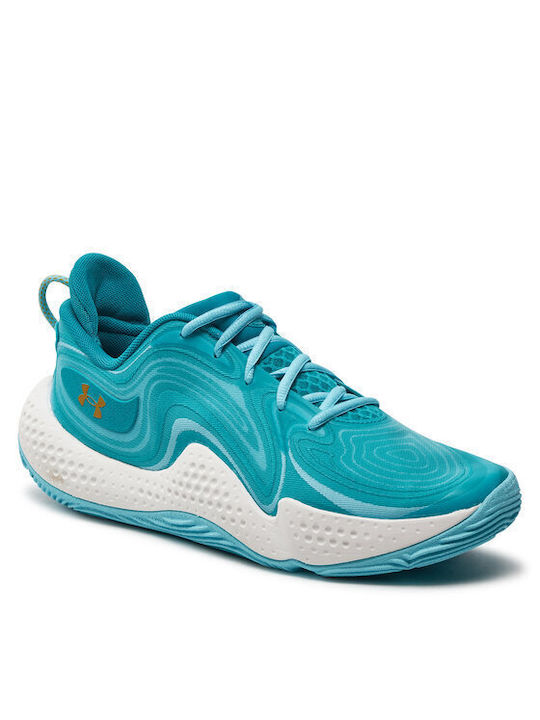Under Armour Sneakers Circuit Teal / Sky Blue / White