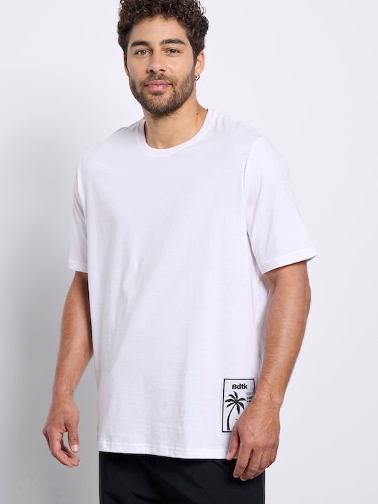 BodyTalk Ανδρικό T-shirt Κοντομάνικο Λευκο