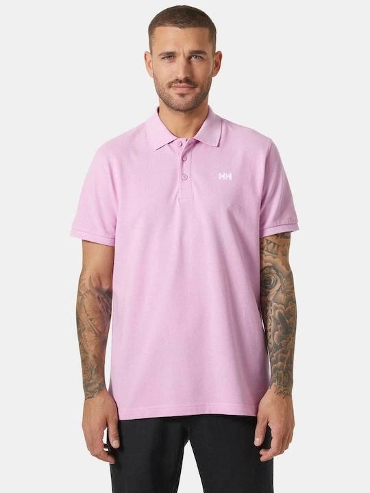 Helly Hansen Transat Ανδρική Μπλούζα Κοντομάνικη Polo Pink