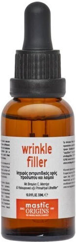 Mastic Origins Wrinkle Filler Αντιγηραντικό Serum Προσώπου με Βιταμίνη C & Υαλουρονικό Οξύ 30ml