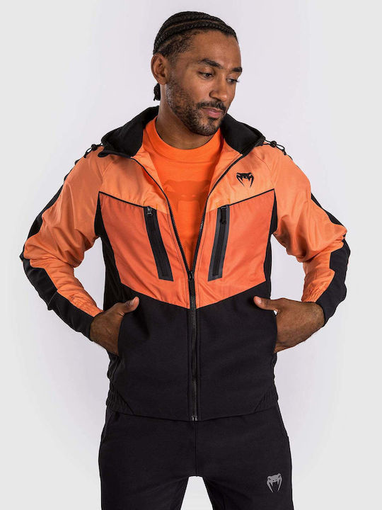 Venum 3.0 Venum Men's Sweatshirt Jacket with Hood Black/orange