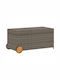 vidaXL Outdoor Storage Box 190lt Gray L107xW55xH50cm