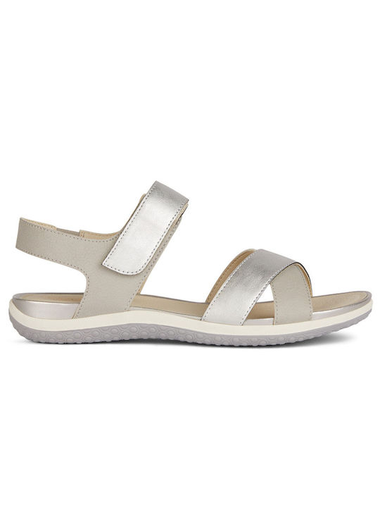 Camper Damen Flache Sandalen in Gray Farbe