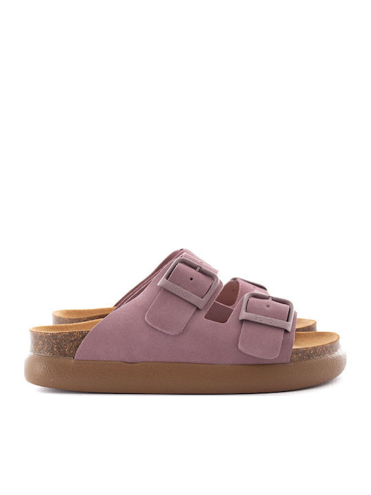 Noelle Women's Flat Sandals in Pink Color