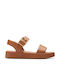 Clarks Piele Sandale dama Pantofi cu platformă în Tabac maro Culoare