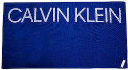 Calvin Klein Strandtuch Baumwolle Blau Calvin Klein Strandtuch Baumwolle Blau