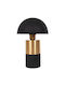 Freebox Metal Table Lamp for Socket E27 with Black Shade and Base