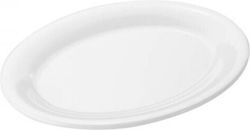 Pujadas Servierplatte Oval Kunststoff Weiß 30.5x23.2cm 1Stück Pujadas Servierplatte Oval Kunststoff Weiß 30.5x23.2cm 1Stück