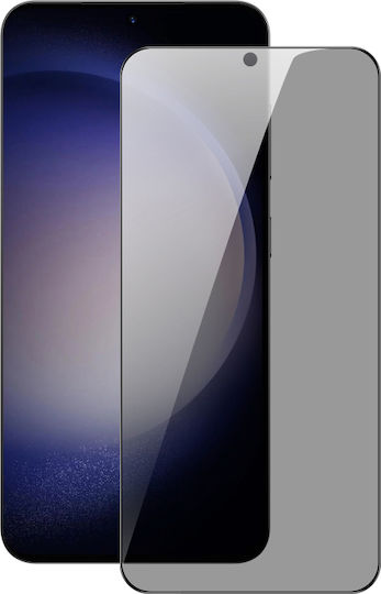 Anti-spy Privacy Full Face Tempered Glass Μαύρο (Galaxy S24+)