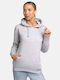 Balnacoil Women's Sweatshirt Hooded Grey/blue