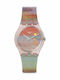 Swatch Bioceramic Γυναικείο Ρολόι 34mm Μπαταρίας με Καουτσούκ Λουράκι