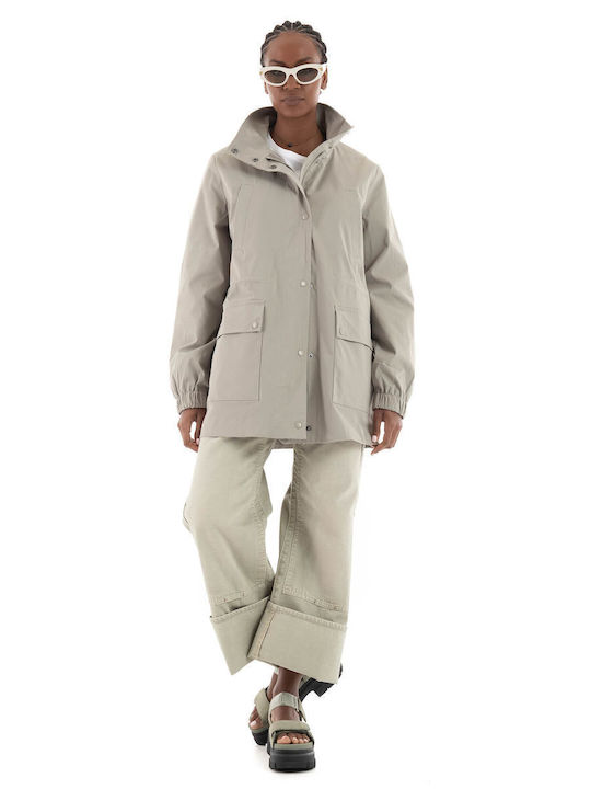 Vero Moda Women's Short Lifestyle Jacket for Winter Gray