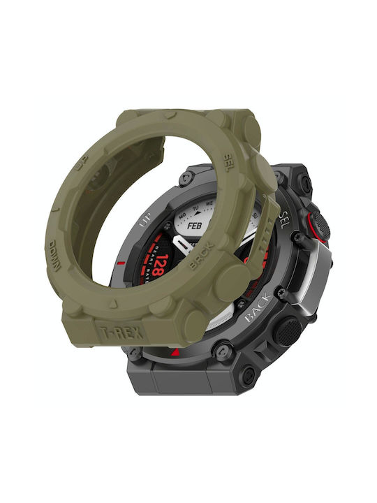 Amazfit T-rex 2 Armor Hollow Tpu Watch Case Jungle Green