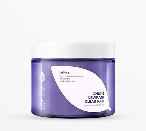 Isntree Onion Newpair Clear Pads Facial Toners with Niacinamide and Hyaluronic Acid