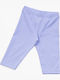 Kids Legging Capri Lavender