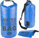 Wasserdichte Tasche mit einer Kapazität von 15 Litern Blau
