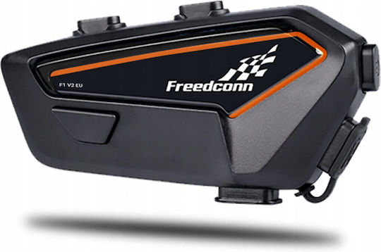 FreedConn F1 V2 EU Μονή Ενδοεπικοινωνία για Κράνος Μηχανής με Bluetooth