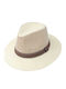 Aquablue Men's Hat Fedora White