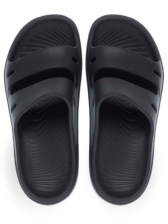 Parex Women's Platform Flip Flops Black