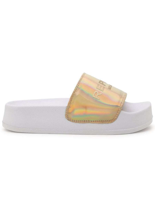 Replay Lotty Women's Slides Gold