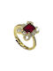 Kupferring M3009 - Gold Bordeaux