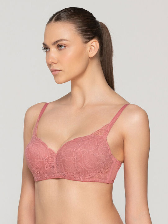 Luna Balconette Pink Σουτιέν mit leichter Polst...