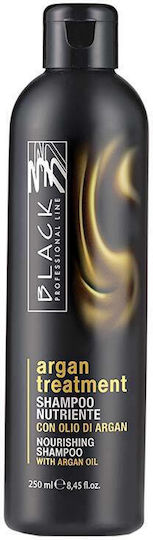 Parisienne Italia Black Professional Line Argan Treatment Sampon De Par Reconstrucție/Hrană Și Hidratare Pentru Toate Tipurile De Păr 250ml