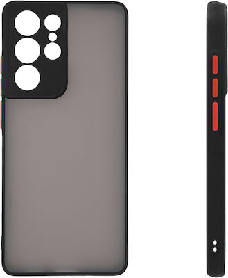 Sonique Color Button Bumper Silicone / Plastic Black (Galaxy S21 Ultra)