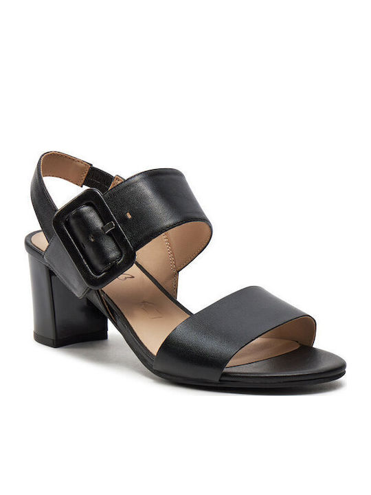 Caprice Din piele Sandale Negre