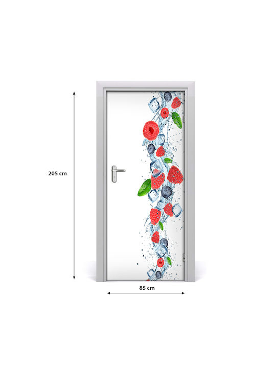 Декоративно Стикер Врата Forest Fruits And Ice doorsticker-f-66266127 85x205бр Tulup