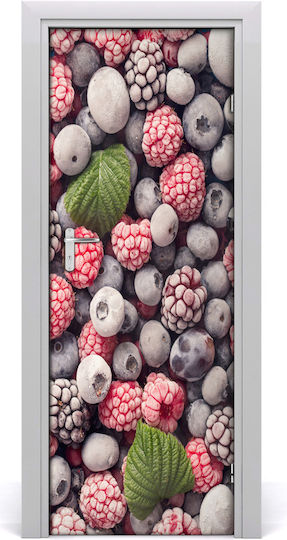 Autocolant Decorativ Ușa Frozen Fruits 85x205buc Tulup