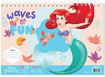 Diakakis Drawing Pad Princess Ariel 1pcs