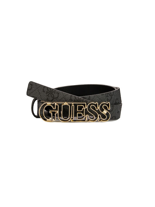 Guess Leather Women's Belt Gray