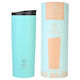 Estia Travel Mug Save The Aegean Ανακυκλώσιμο Ποτήρι Θερμός Ανοξείδωτο BPA Free 500ml Bermuda Green
