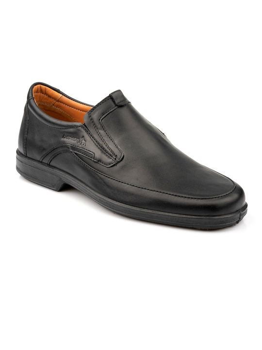 Boxer Men's Leather Casual Shoes Black