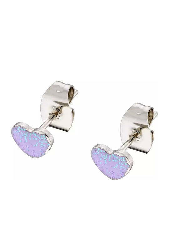 Oxzen Cercei Fetite Studs Inima Din Otel