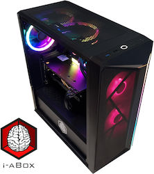 i-aBox Entry lvl v3i R+ Lux Gaming Desktop PC (Ryzen 5-5500/32GB DDR4/512GB SSD + 1TB SSD/Radeon RX 7600/W11 Home)