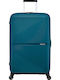 American Tourister Airconic Spinner Large Travel Suitcase Hard Deep Ocean with 4 Wheels Height 77cm 128188-6613